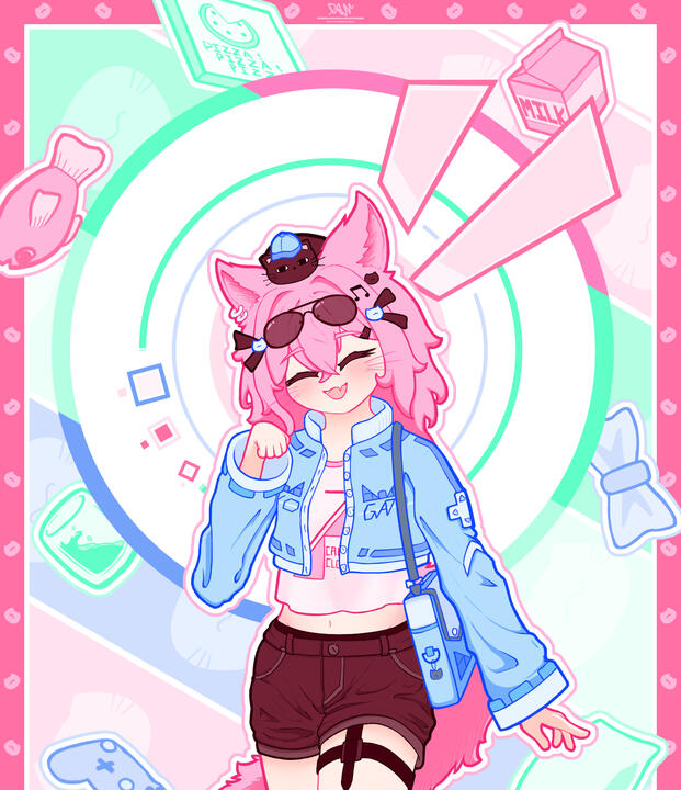 Glitch Cat's Fashino!